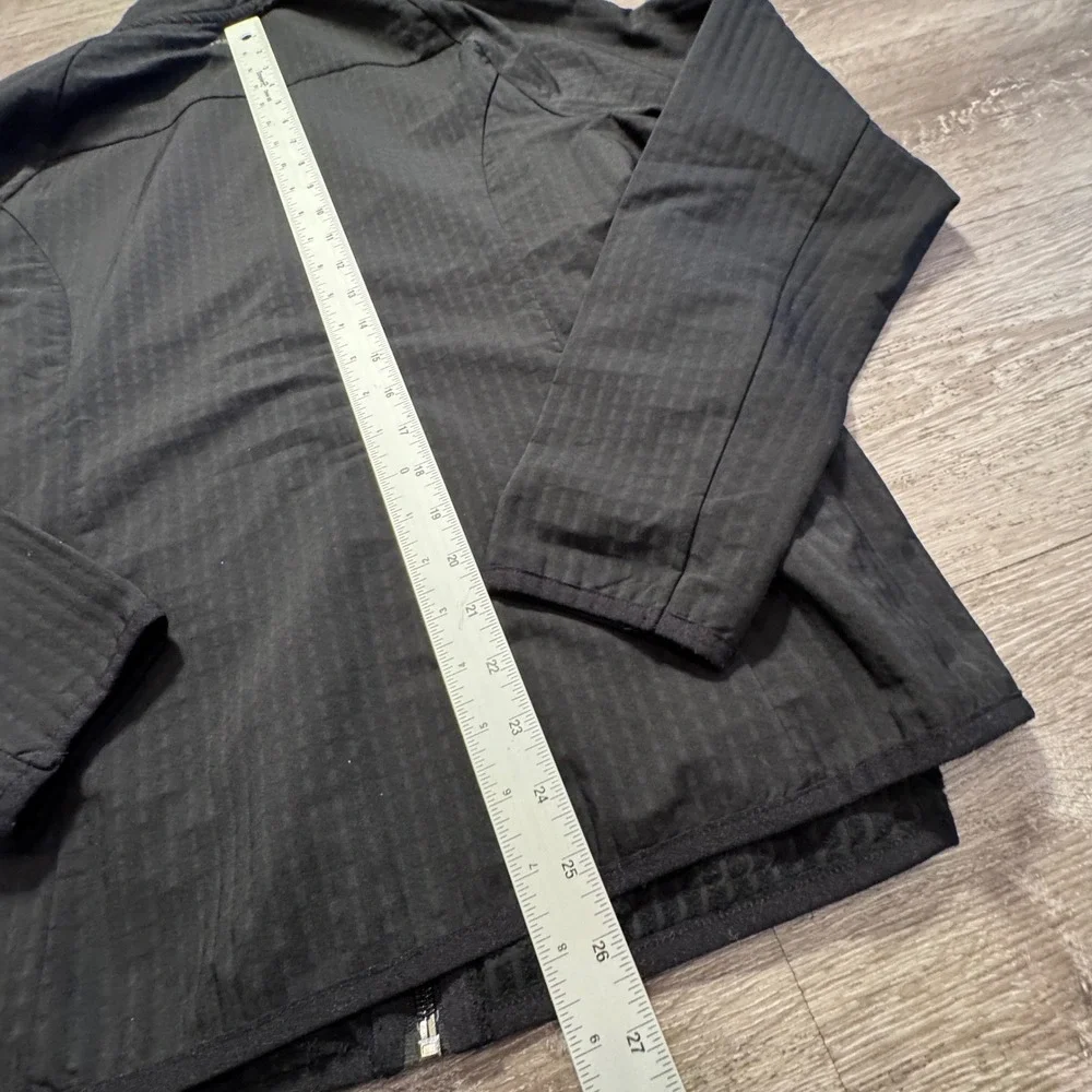 Hurley Jacket Womens XL Black Mock Neck Trail Grid Outdoor Performance Full Zip